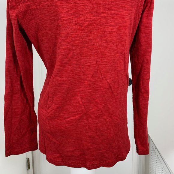 Chaps Denim women's long sleeve 1/4 button large - Picture 6 of 6
